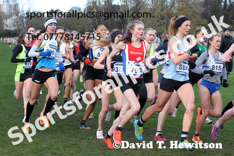 Senior Women and Under-23s, European Cross Country Championships Trials, Sefton Park, Liverpool. Photo: David T. Hewitson/Sports for All Pics